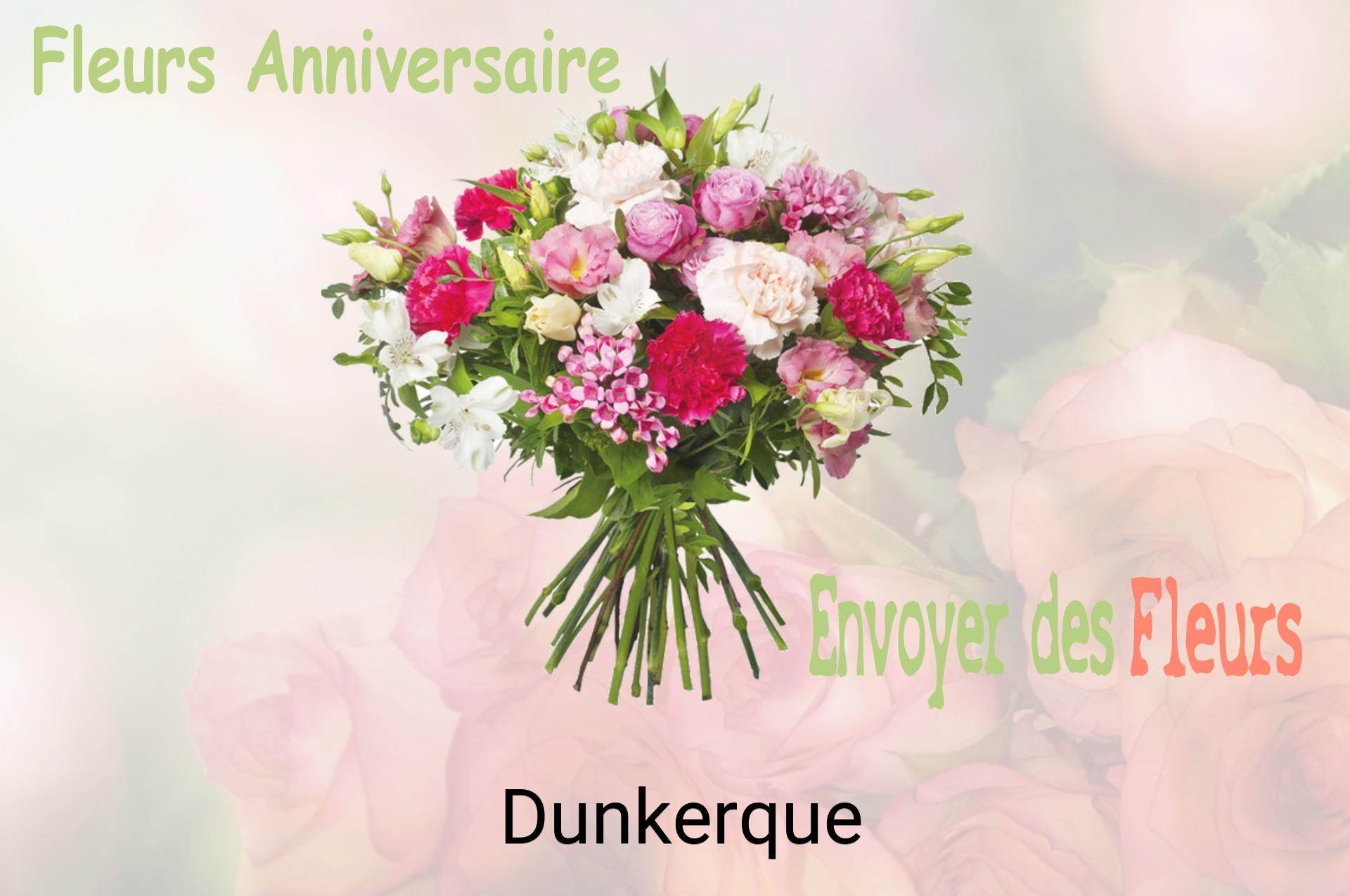 Bouquet de fleurs d’anniversaire livré à Dunkerque