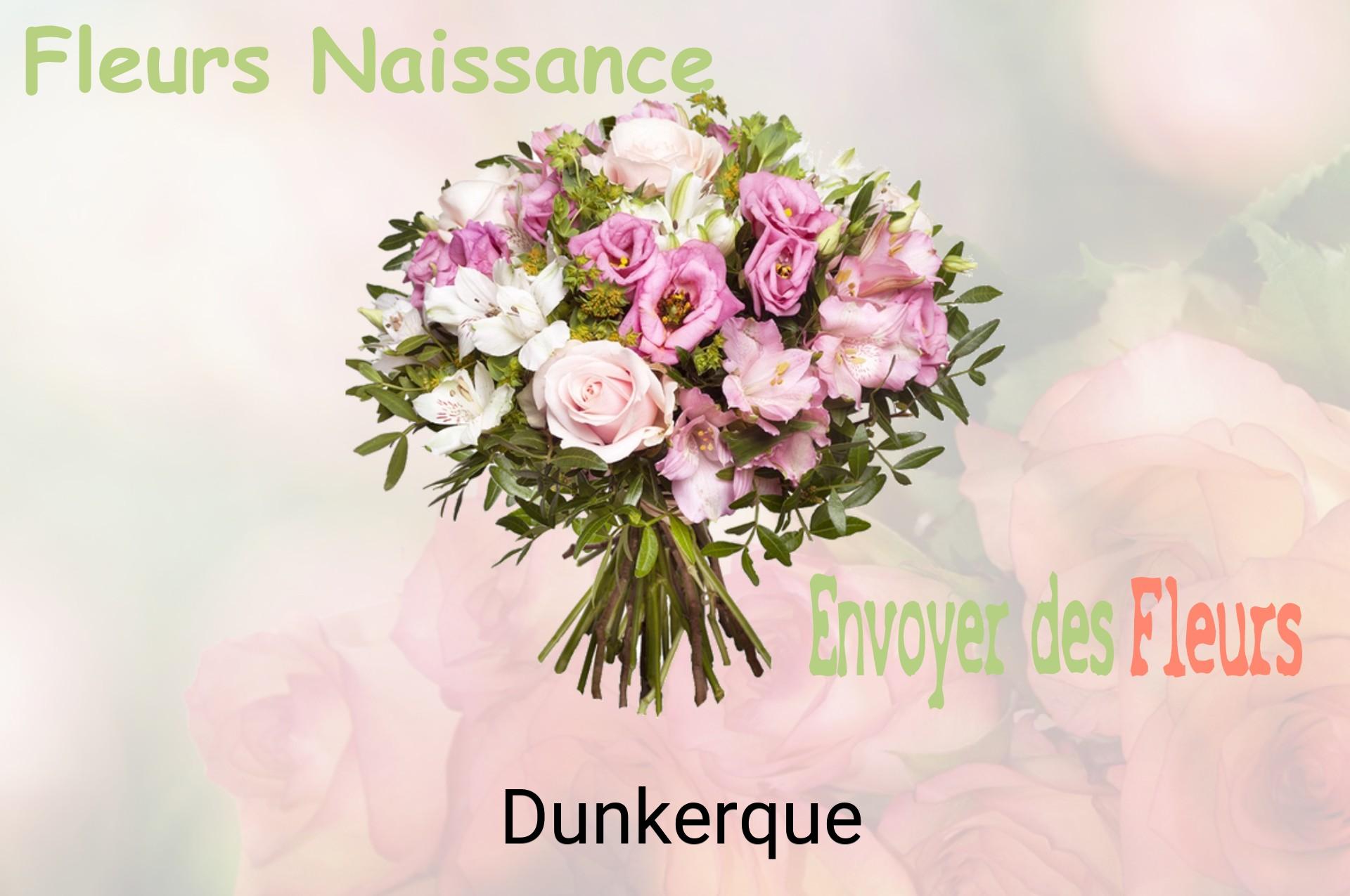 Bouquet de fleurs de naissance livré à Dunkerque